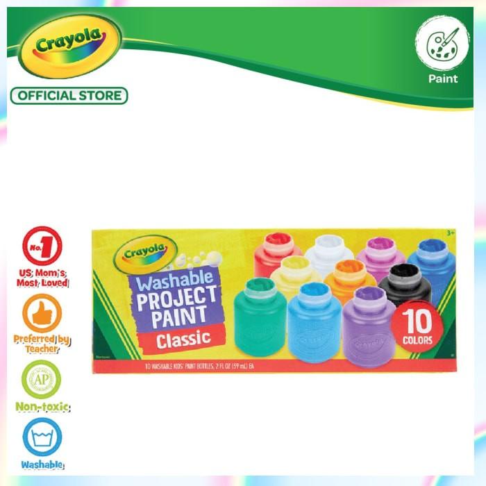 

Lora | Diskon Crayola Washable Kids Paint - 10 Color