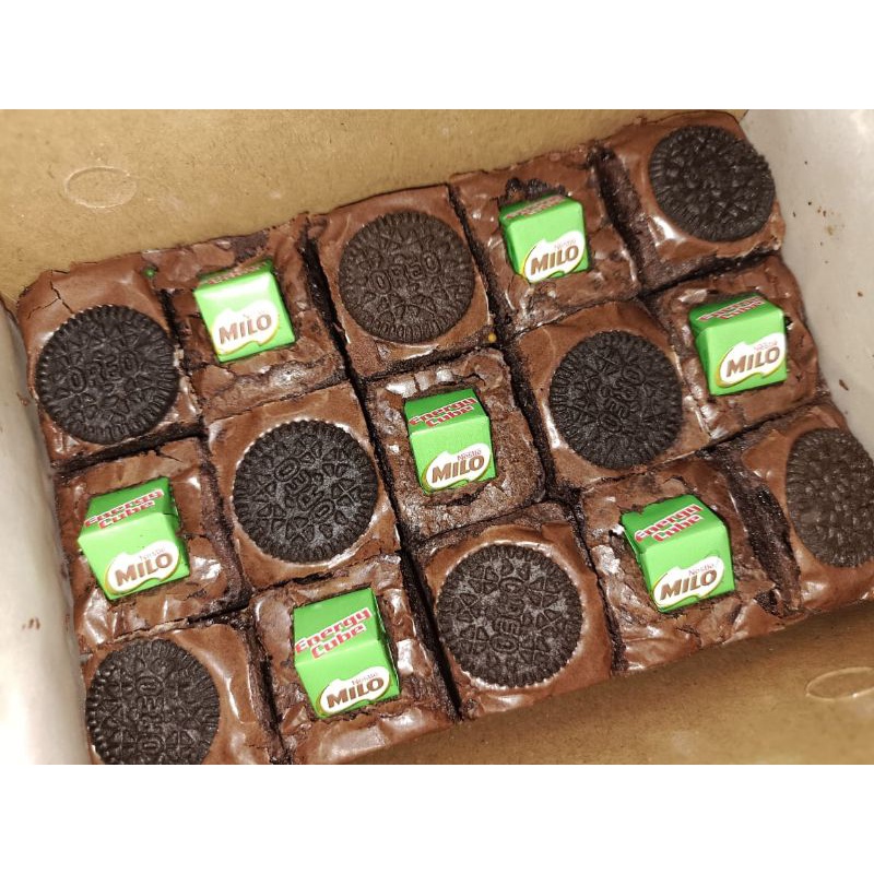 

Mini Brownies Milo oreo