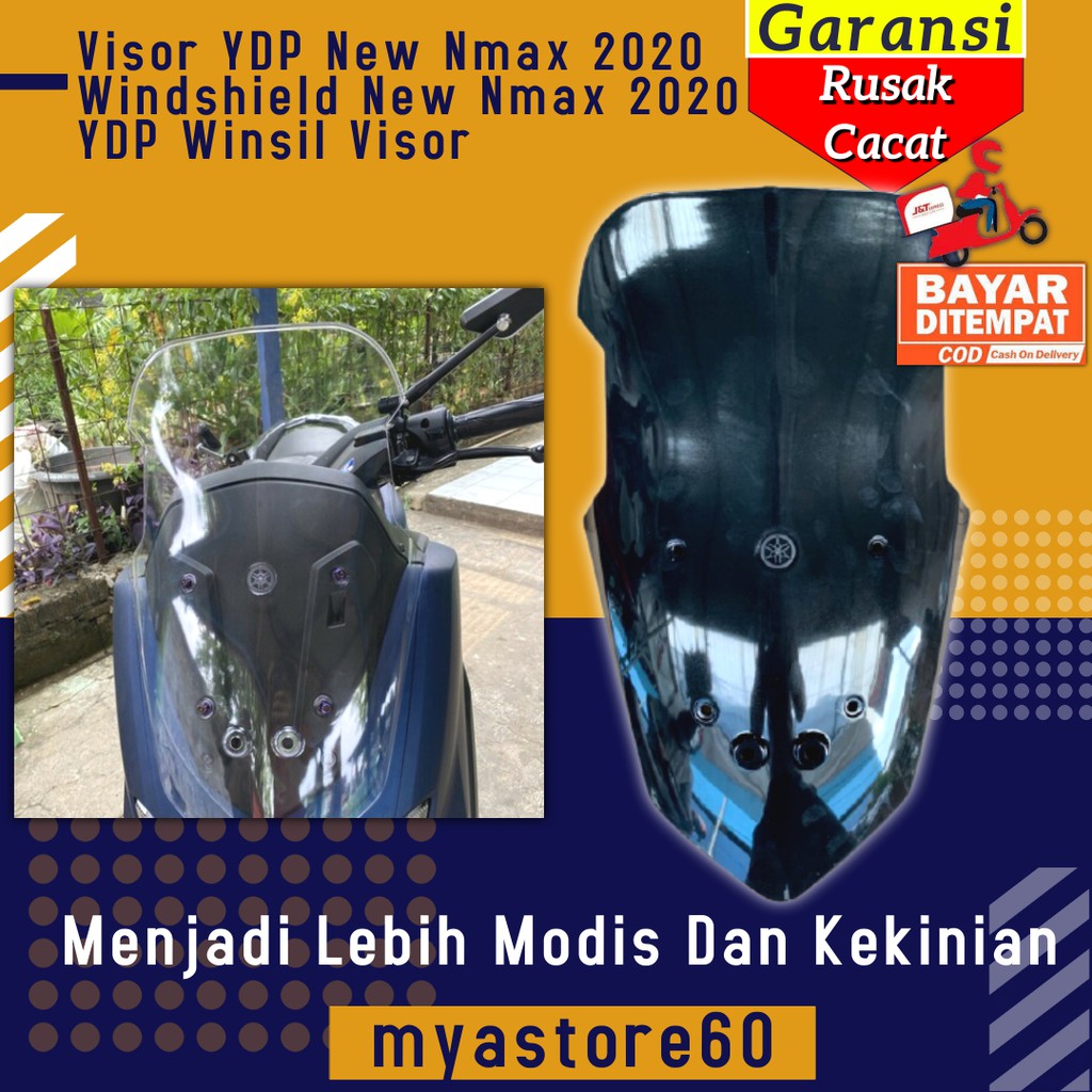 Visor Windshield  YDP New Nmax 2020 Winsil Aksesoris Variasi Yamaha New Nmax 2020 YDP Winsil Visor