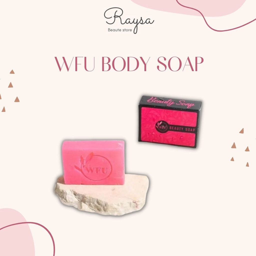 WFU Sabun pemutih BPOM - WFU Body Soap pemutih badan kulit putih cerah sabun badan bpom wfu beauty s