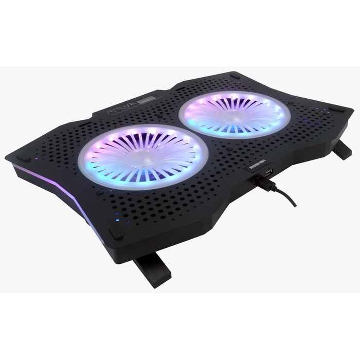 Nyk X-6 Coolingpad notebook Gaming Thunderstorm rgb 2 Super Big fan Cooler pad