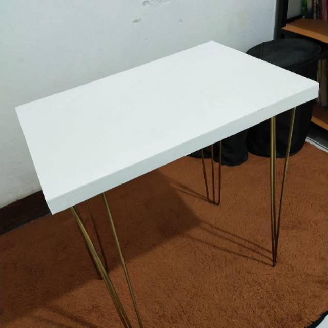 Meja kerja  belajar minimalis PREMIUM 60x40x70 Shopee  