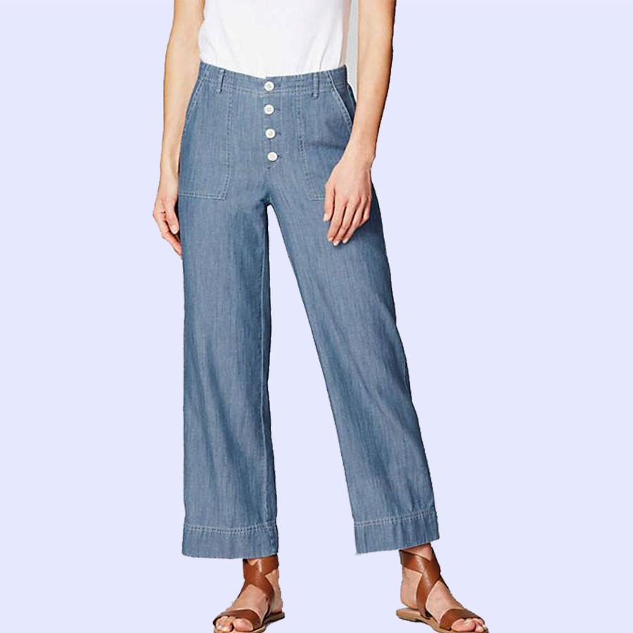 JJILL Tencel Chambray Crop Pants