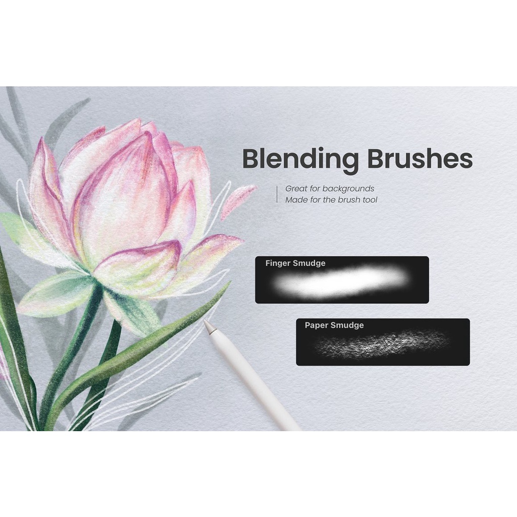 Procreate Brush - Ultimate Pastel &amp; Chalk Brushes for Procreate