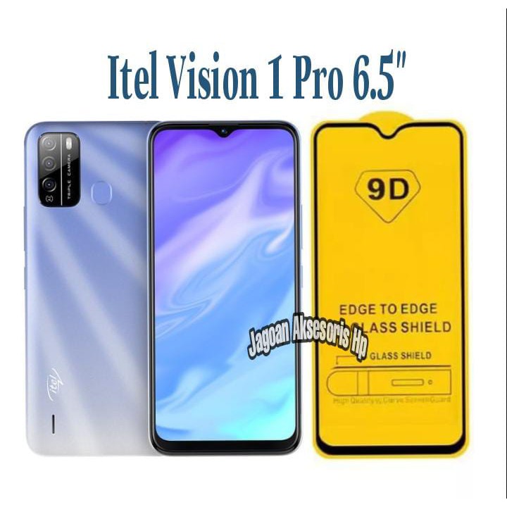 KOREAN Tempered Glass Itel Vision 1 Pro 6.5 inchi FULL SCREEN TG 5D 9D 21D FULL GLUE