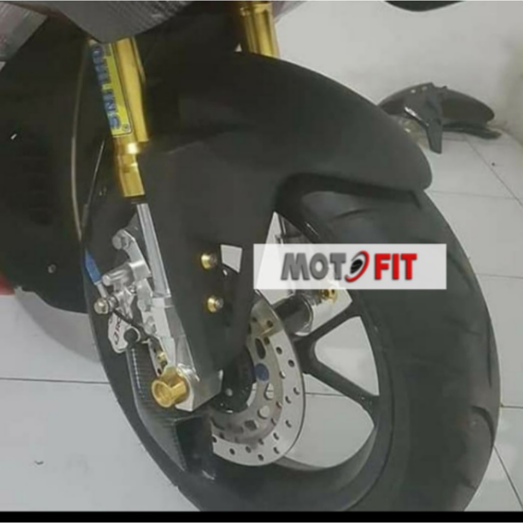 CUSTOM Spakbor Depan Aerox Model Ducati Panigale front fender aerox ducati style