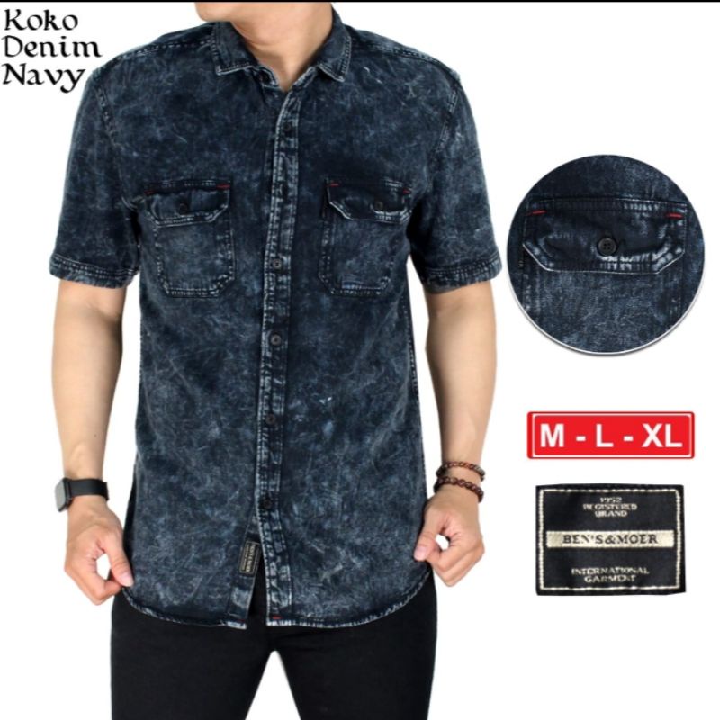 BAJU ATASAN PRIA || KEMEJA LEVIS PRIA || KEMEJA DENIM PRIA || KEMEJA PRIA TERMURAH || KEMEJA POLOS