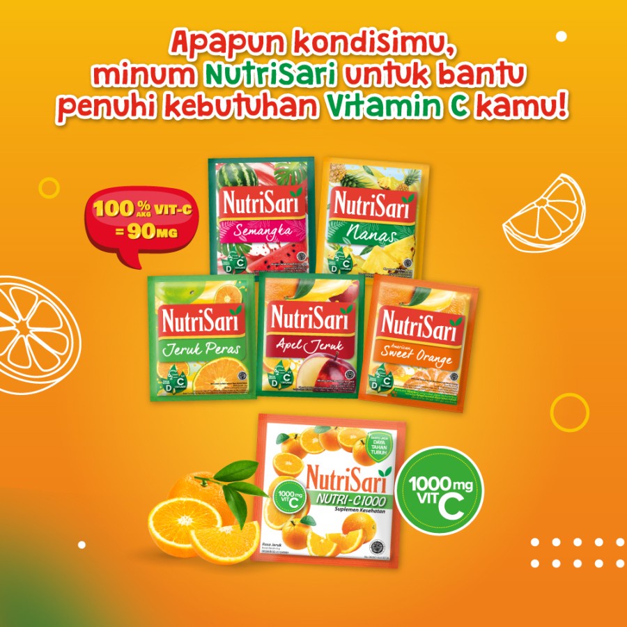 NutriSari NUTRI C-1000 Jeruk 10 Sachet