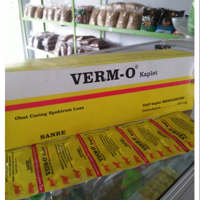 Verm o kaplet strip @10 kaplet sanbe farma