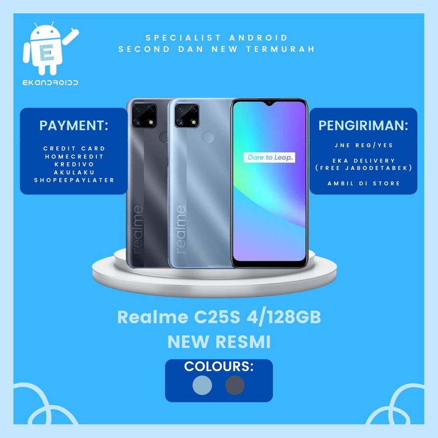 REALME C25S 4/128GB NEW RESMI