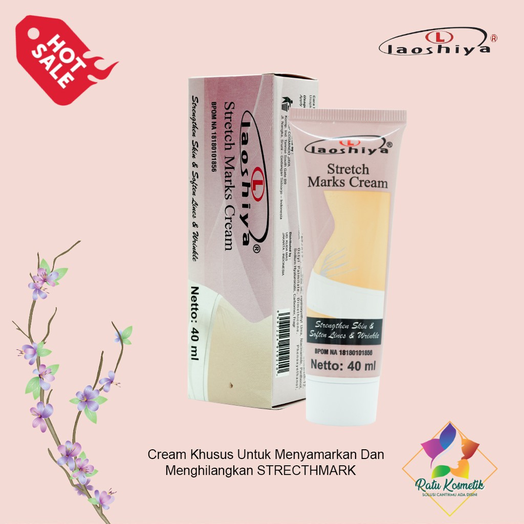 ❤ RATU ❤ Laoshiya Stretch Mark Cream | Laosiya Krim Penghilang Stretchmark (✔️BPOM)