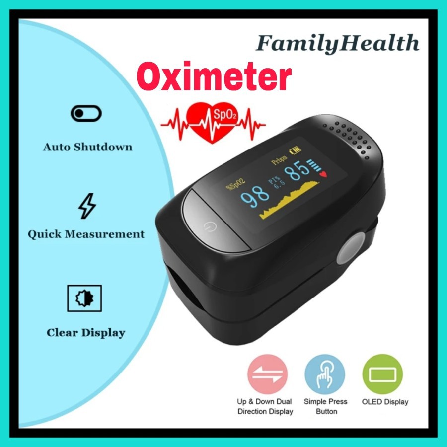 NA - Oximeter Finger Tensi Ukur Kadar Oxigen dalam darah A2