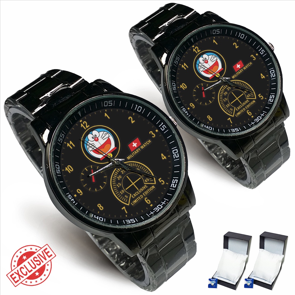 Jam Tangan Rantai Couple DORAEMON 4 (Awesome)