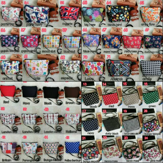 

Slingbag canvas, tas canvas, souvenir, gift, Produsen Termurah