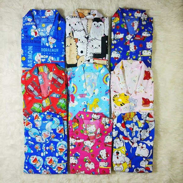 BAJU TIDUR ANAK/ Piyama anak usia 1-2-3-4-5-6-7-8-9-10-11 tahun