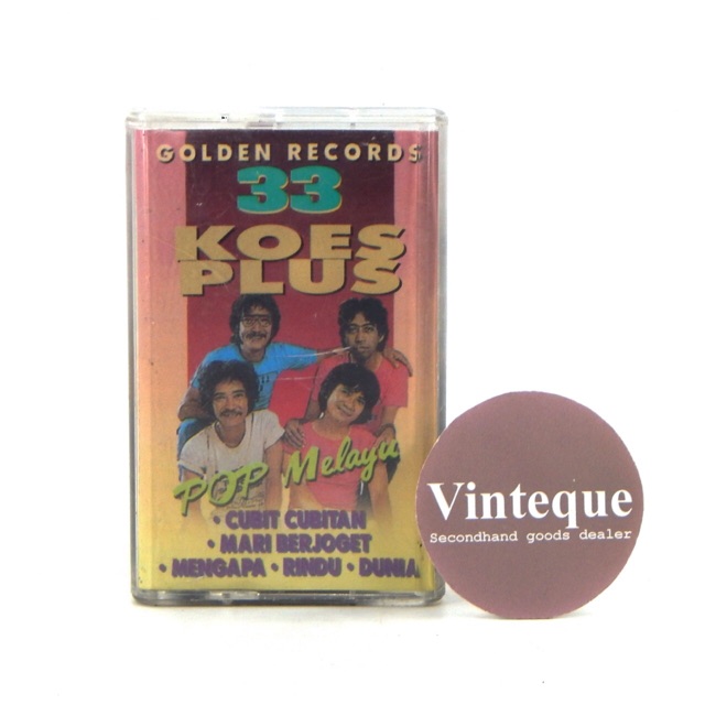 Kaset Tape Pita Koes Plus 33 Pop Melayu