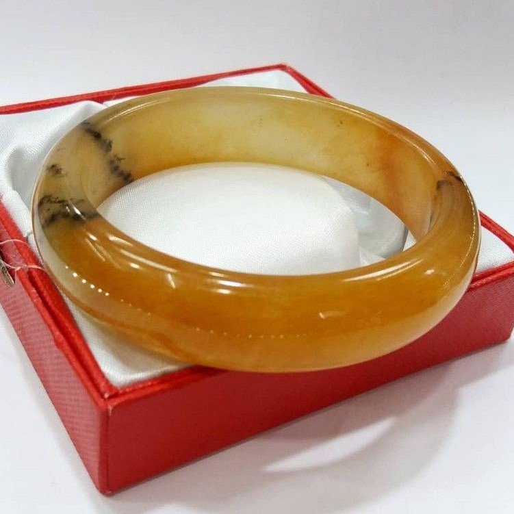 GELANG GIOK ASLI WARNA COKLAT