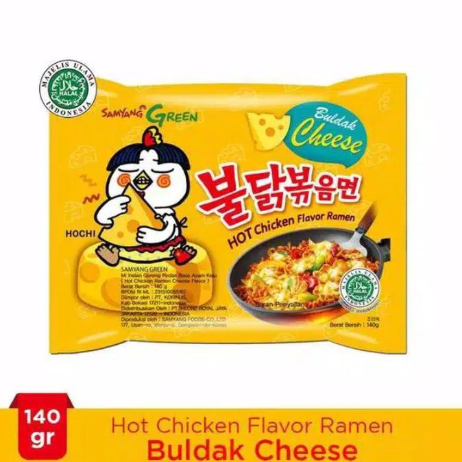 

Silahkan Order] Samyang Hot Chicken Ramen/Mie Instant Goreng Rasa Pedas dan Keju 140gr