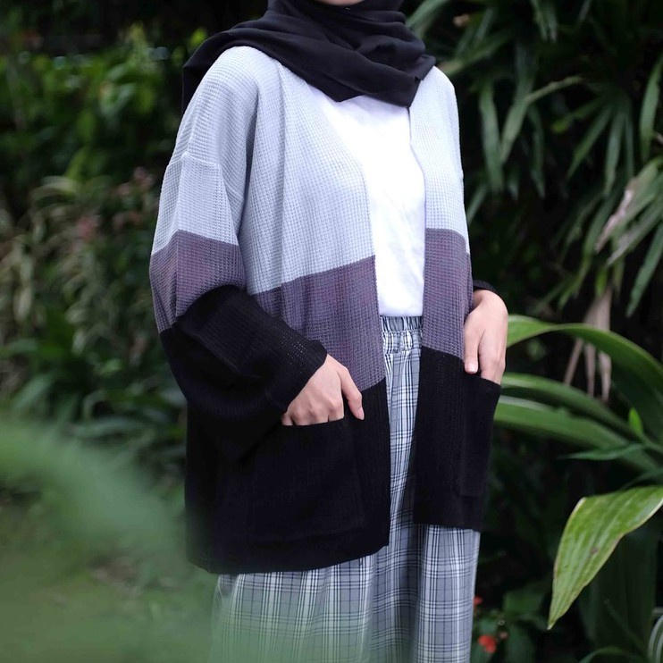 Kardigan  rajut oversize sweater cardigan rajut wanita korea jumbo gardigan outer rajut panjang premium