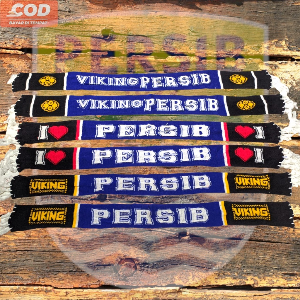 Syal persib kecil slayer bobotoh viking 100x10cm