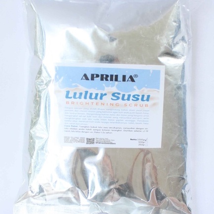 ' LULUR  SUSU '  BUBUK  SCRUB KASAR   APRILIA  1 KILO / BODY SCRUB KILOAN
