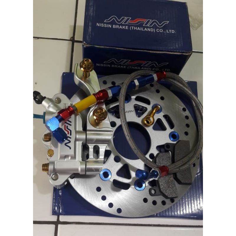 PAKETAN KALIPER CAKRAM MONOBLOK 4P VIXION RX KING NOUVO-Paket komplit