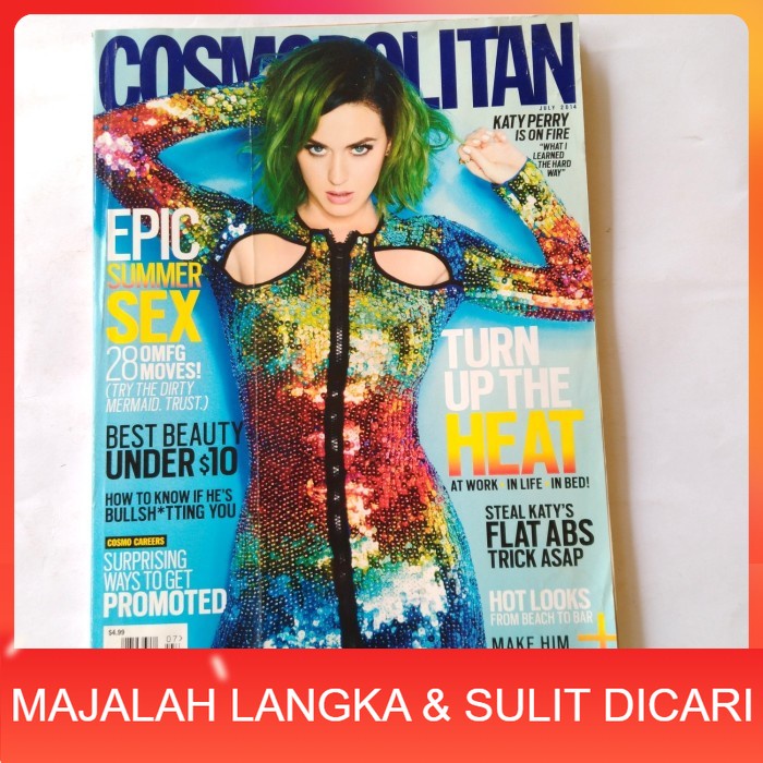 Majalah COSMOPOLITAN Jul 2014 Cover KATY PERRY Langka