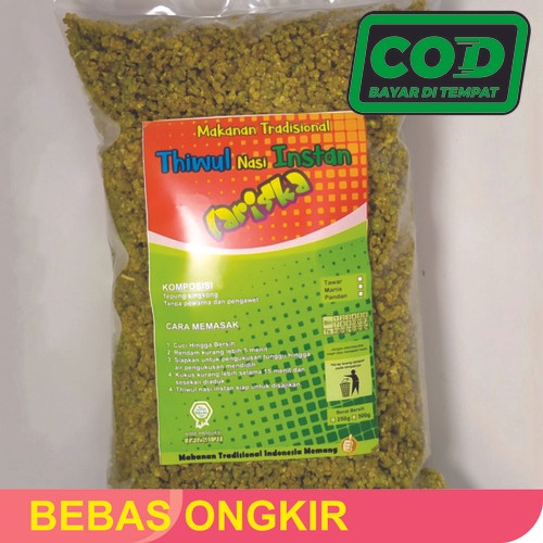 

Nasi tiwul instan makanan tradisional asli gunung kidul netto 500gr