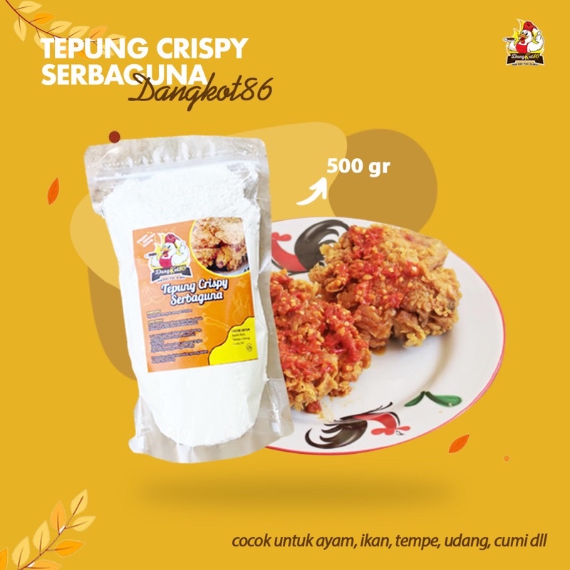 

Tepung Bumbu Crispy Serbaguna 500gr