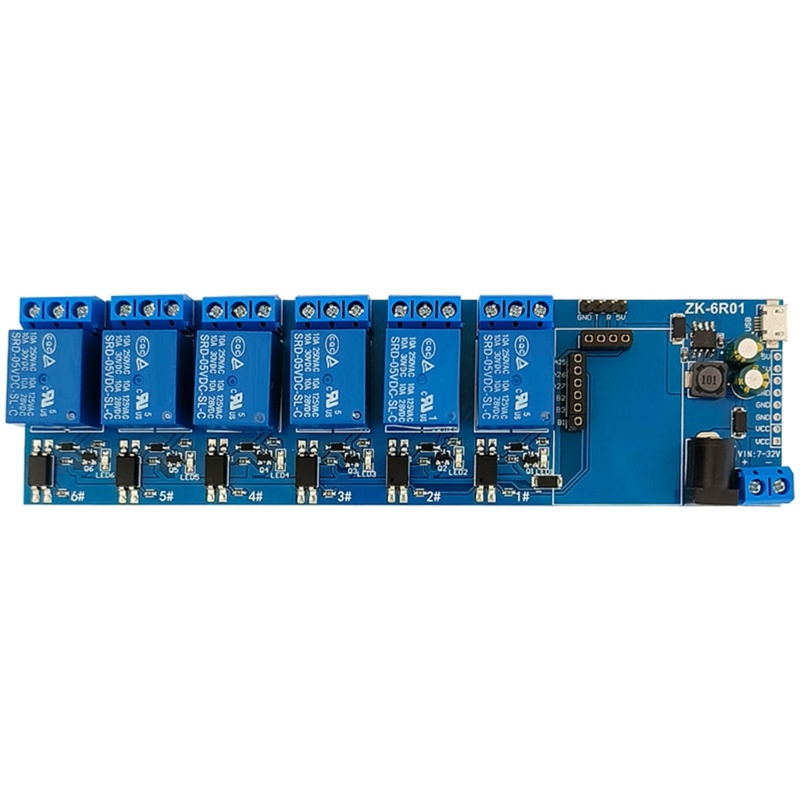 Modul Pengenalan Ucapan btsg 6ways Relay- Switch Module Kontrol Akurasi Tinggi