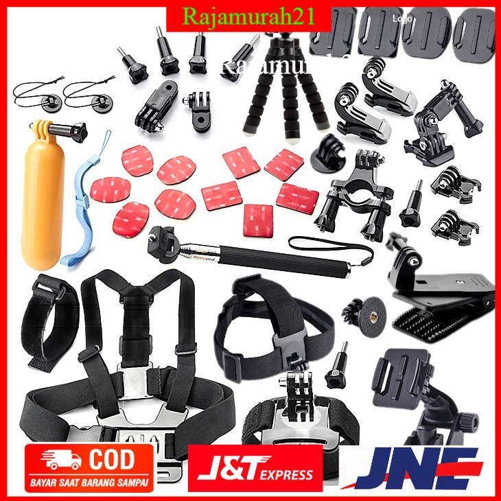 TaffSTUDIO Aksesoris Kamera Aksi Full Set GoPro Xiaomi Yi - OMCSDIXX