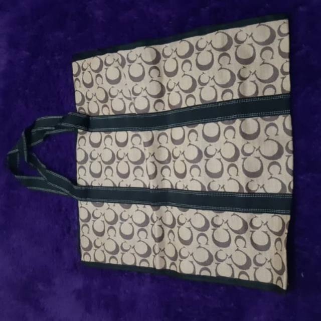 Tas jinjing / tas belanja esklusif ukuran besar (L) multifungsi bahan kain tebal anti robek