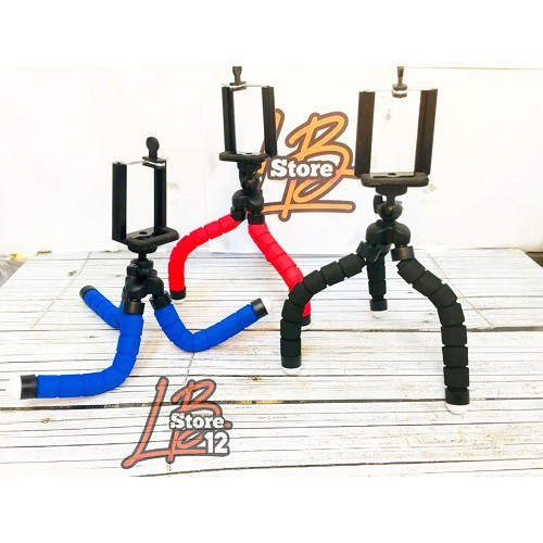 TRIPOD MINI SHOOT FLEKSIBLE PHONE HOLDER MURAH TRIPOD GURITA/TRIPOD SPIDER