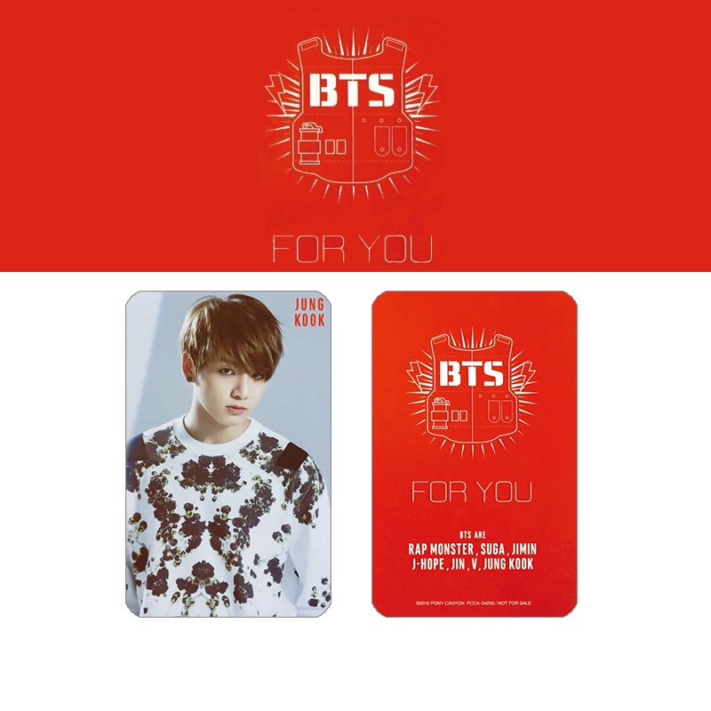 7 / 8pcs / set Kartu Pos Foto BTS Bangtan Boys SUGA JiMin V RM Jin J-Hope Jung Kook