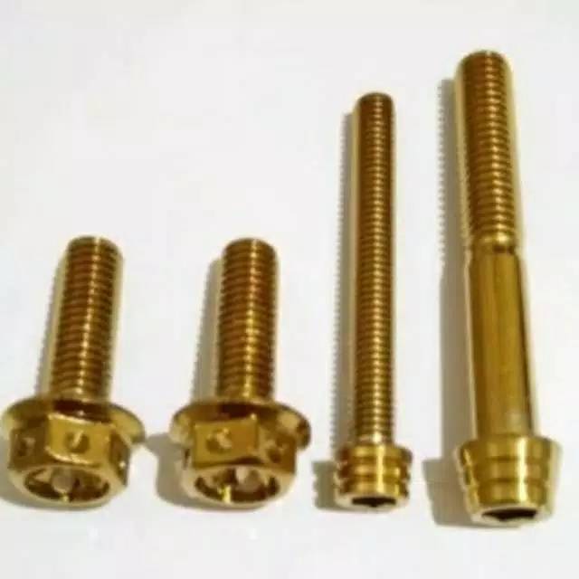 Baut probolt krucut kaliper monoblok dan baut breket full set