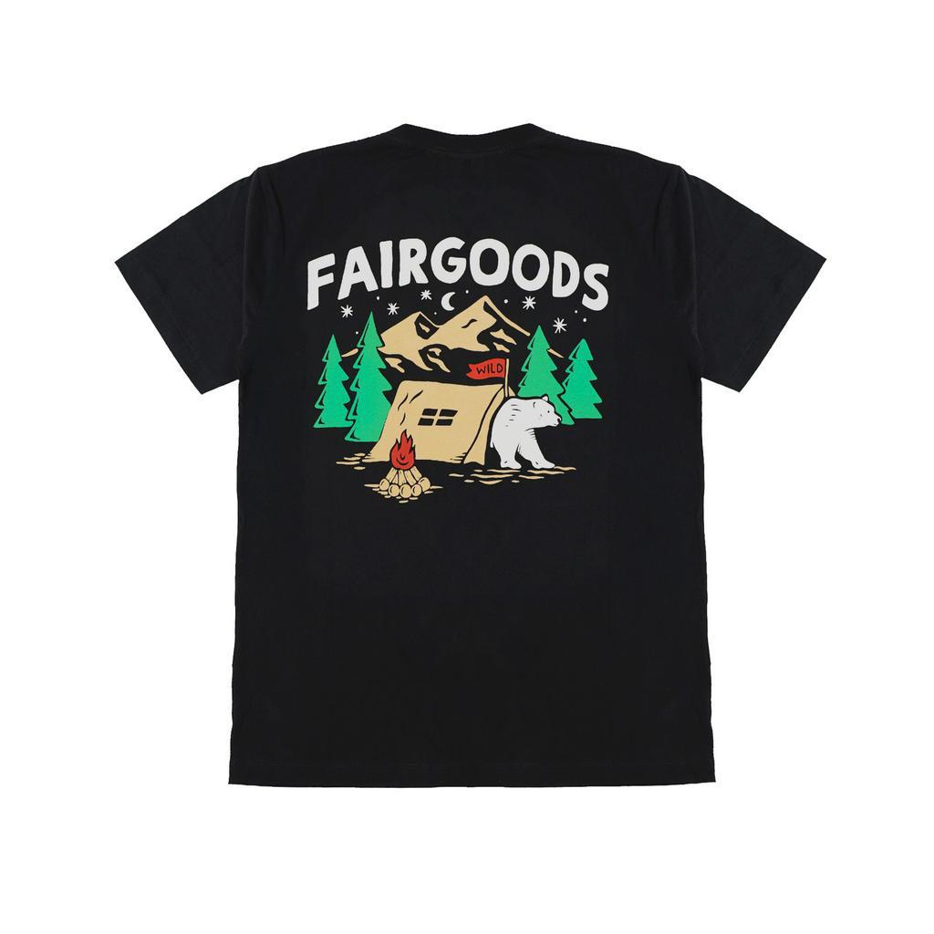 Fairgoods Kaos - Bear Camp - Hitam