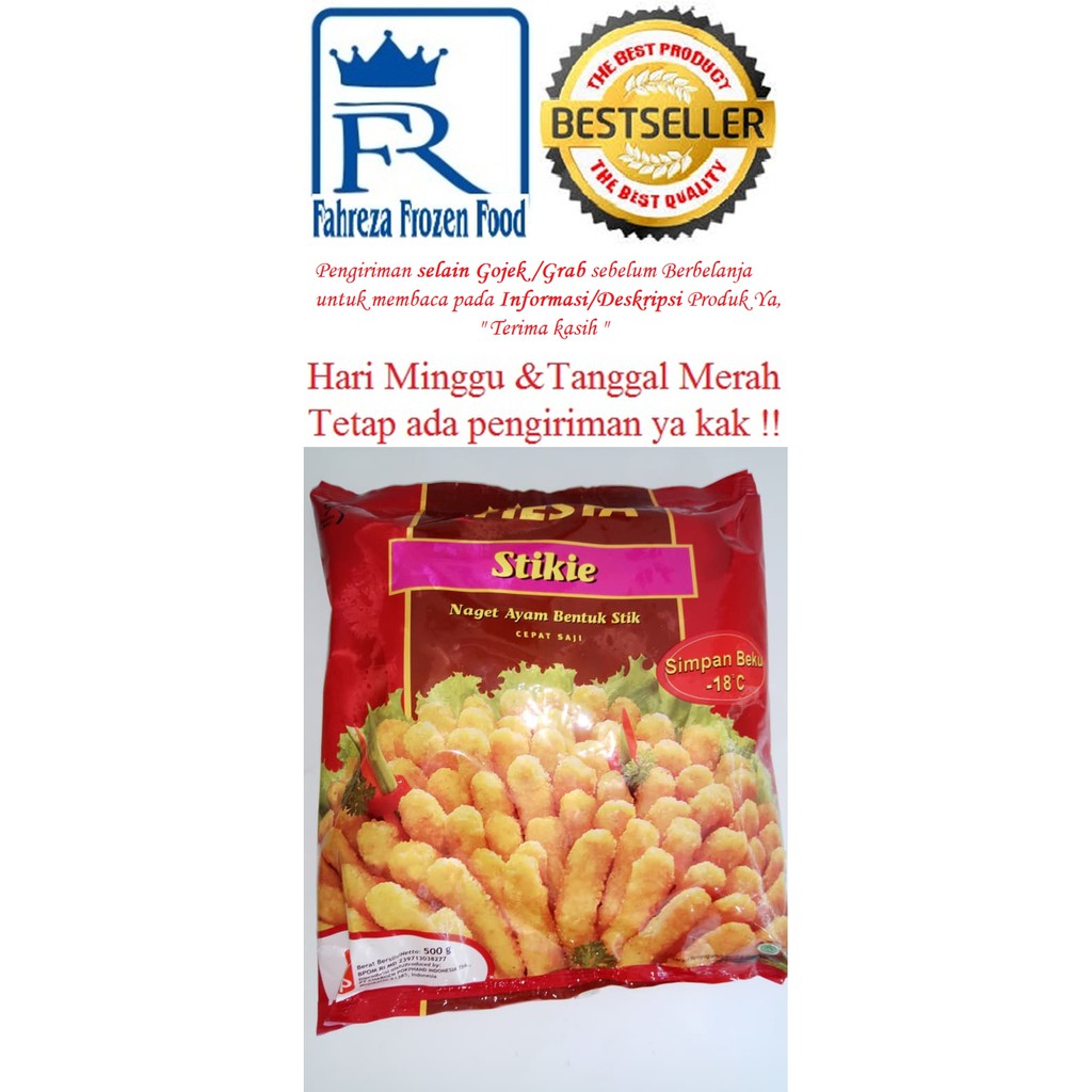 

Fiesta Nugget Ayam Stikie 500 Gram (Kemasan Modern market) Harga Promo