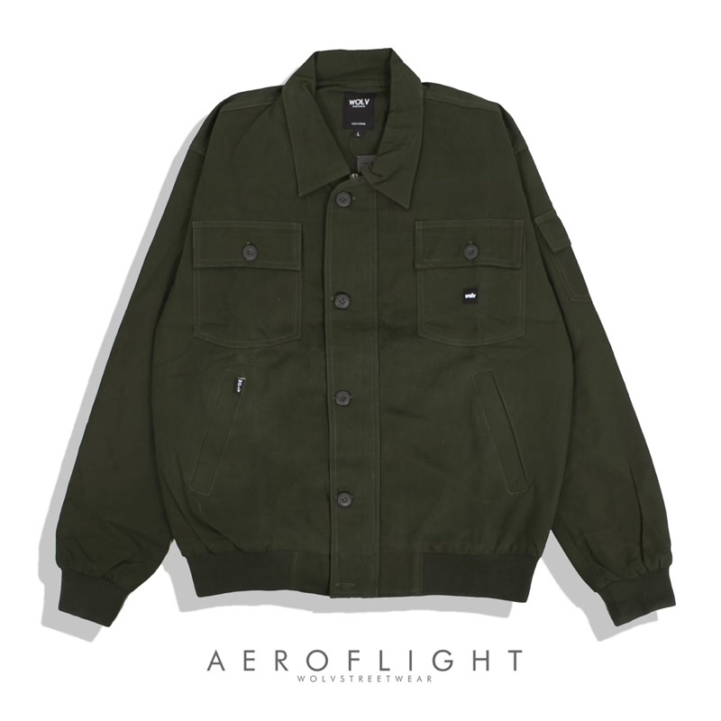 FLIGHT JACKET VINTAGE AERO FLIGHT ORIGINAL WOLV