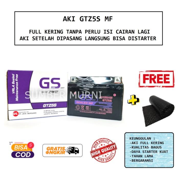 Aki Motor GS E GTZ5 Mio Soul, MioZ, Mio M3 125, Mio GT 125, Mio J