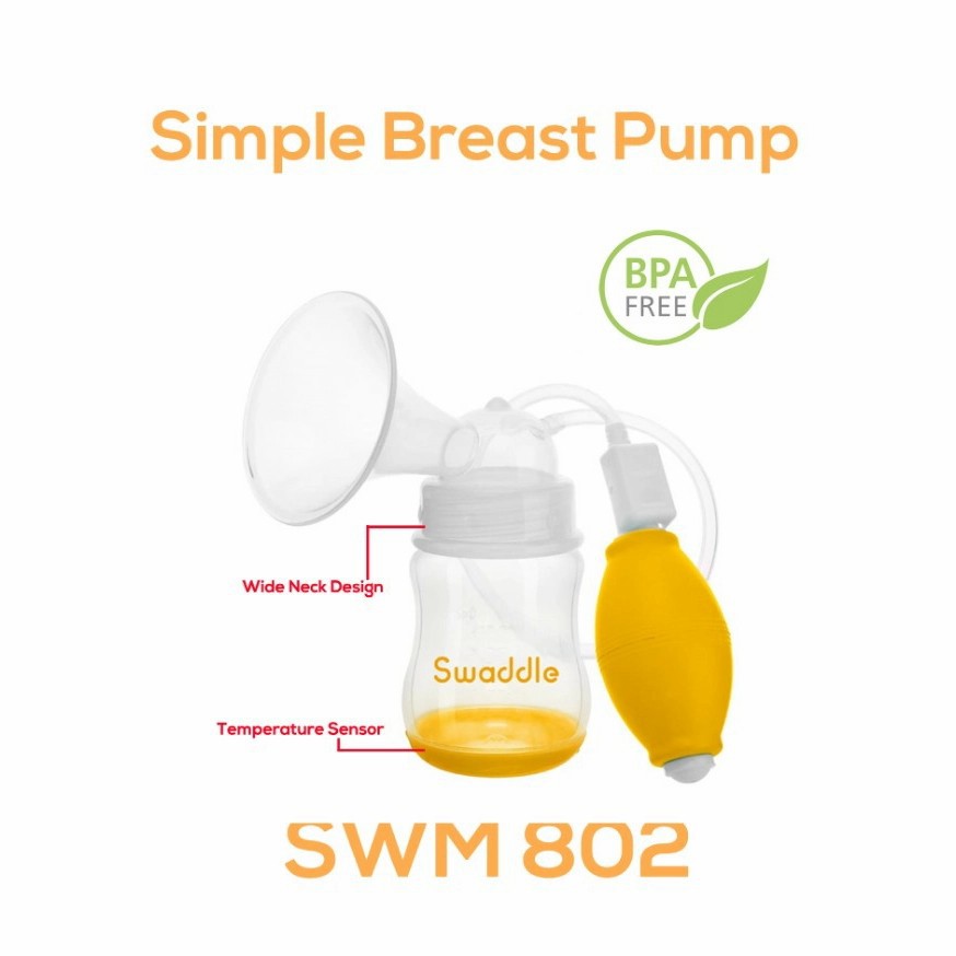 Makassar Pompa ASI Manual Swaddle SWM 802 / Manual Breast Pump