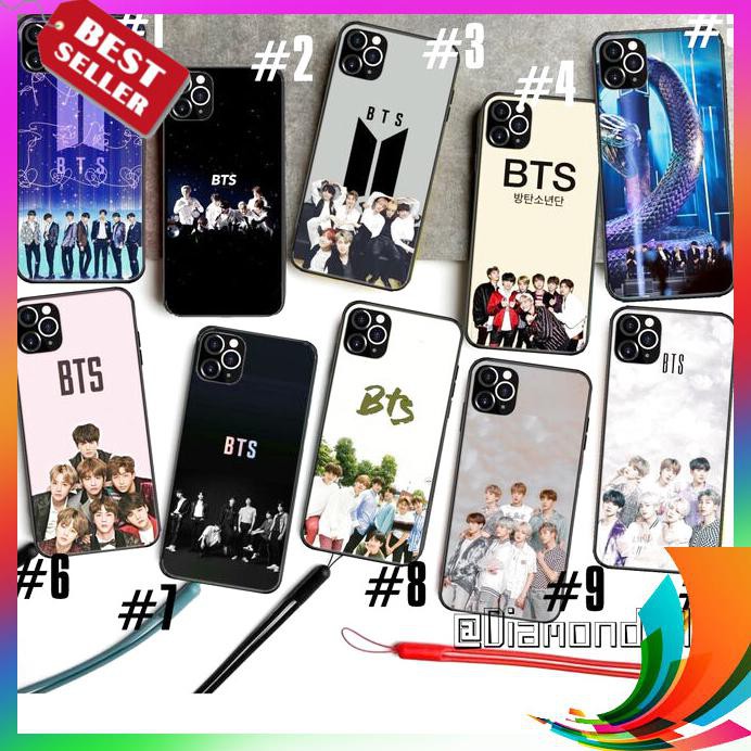 【TERBARU】 Case Hp Glass Motif Bts 3 Premium Case Realme C2