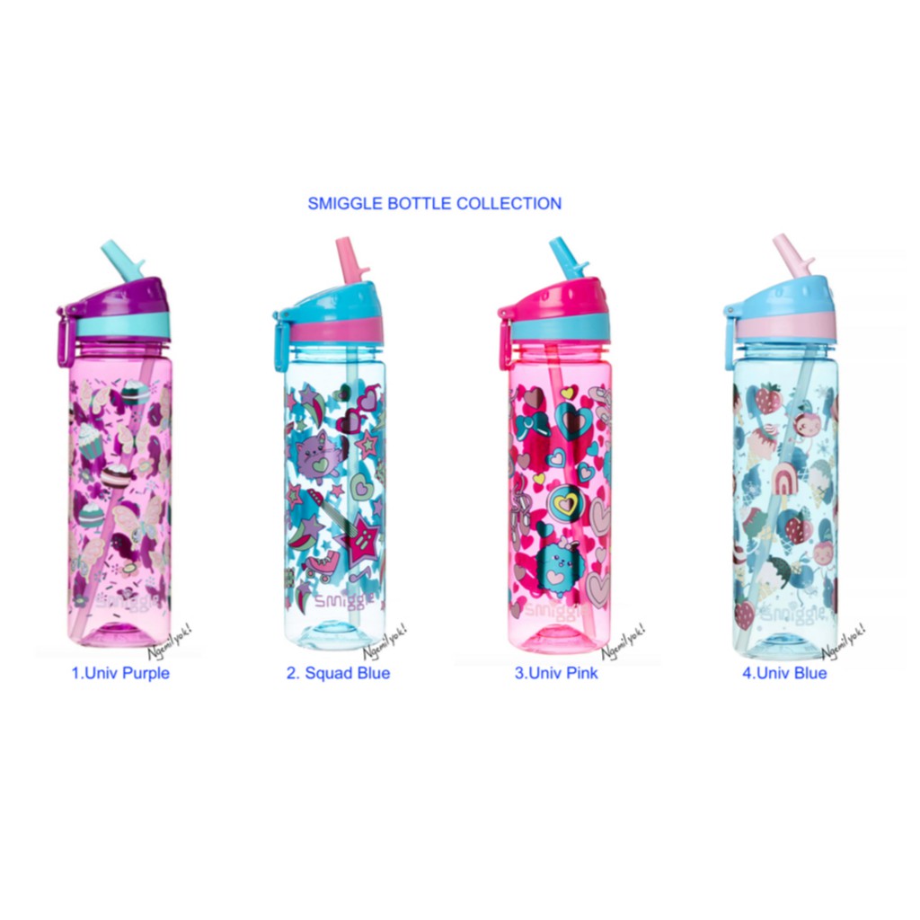 SPECIAL  Smiggle Bottle Straight - Botol Minum Smiggle