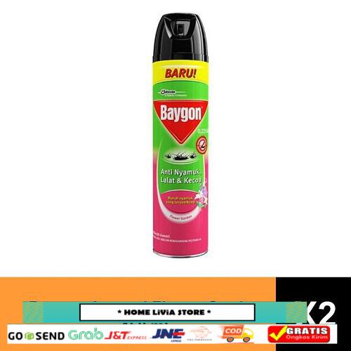 Baygon Aerosol Flower Garden 2 x 450 mL
