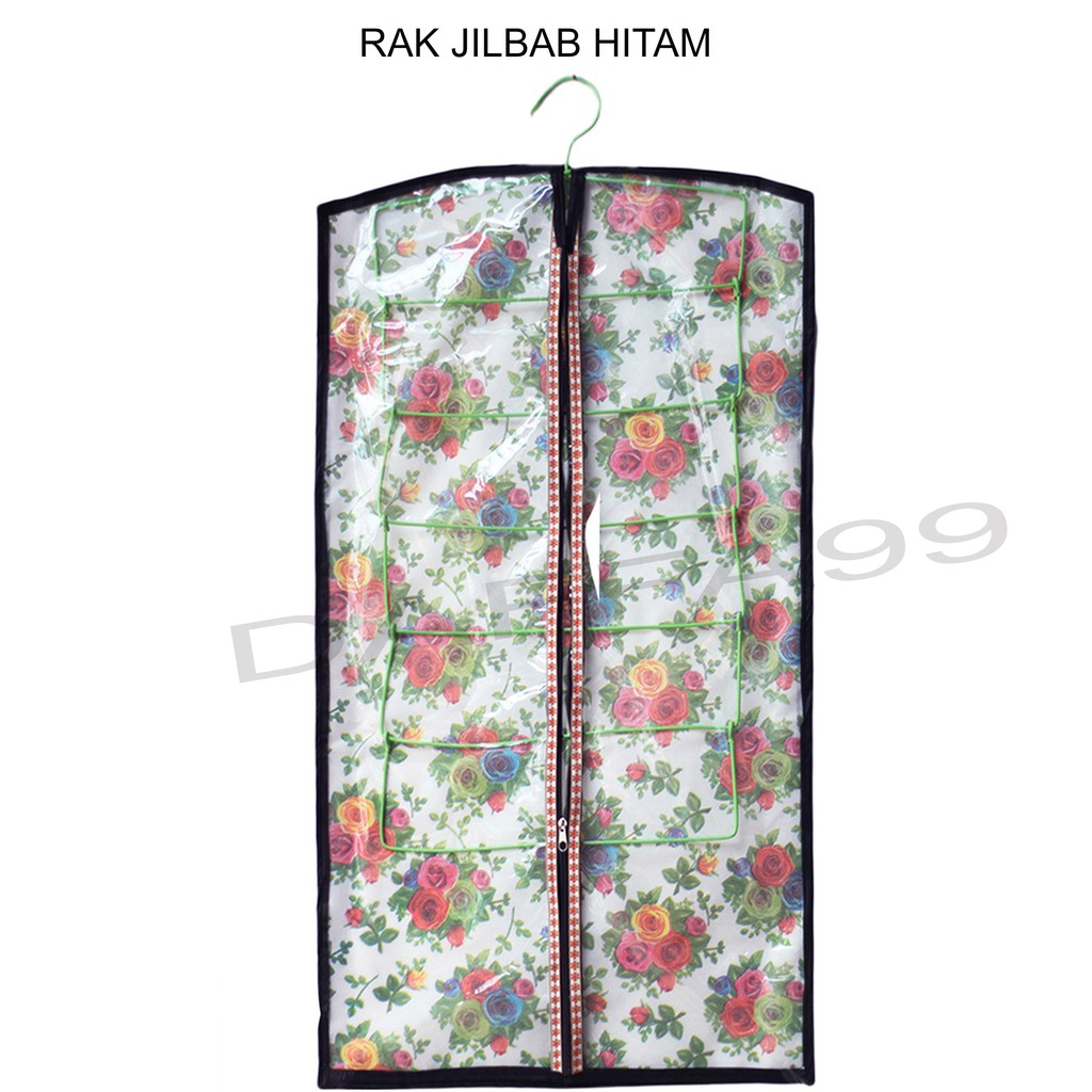 TERMURAH PROMO BESAR RAK HANGER SUSUN JILBAB HIJAB KERUDUNG GANTUNG HJO ORGANIZER GROSIR