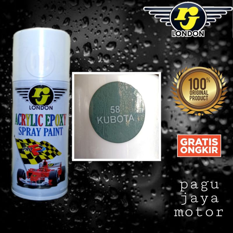 Pilok pylox pilox cat semprot warna abu tua / kubota 150cc