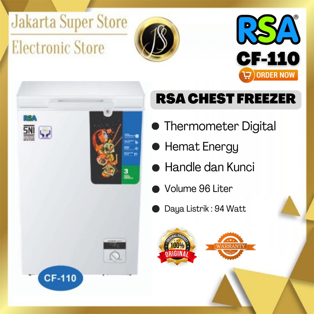 RSA CHEST FREEZER 100 LITER RSA CF-110