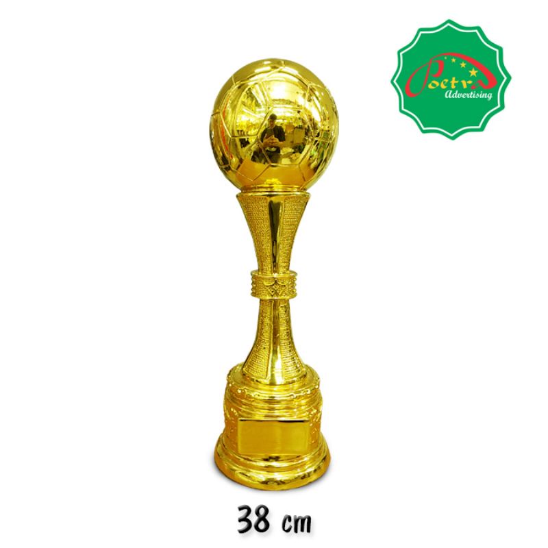 Trophy Bola Cup V2 | Piala Bergilir Gold Import