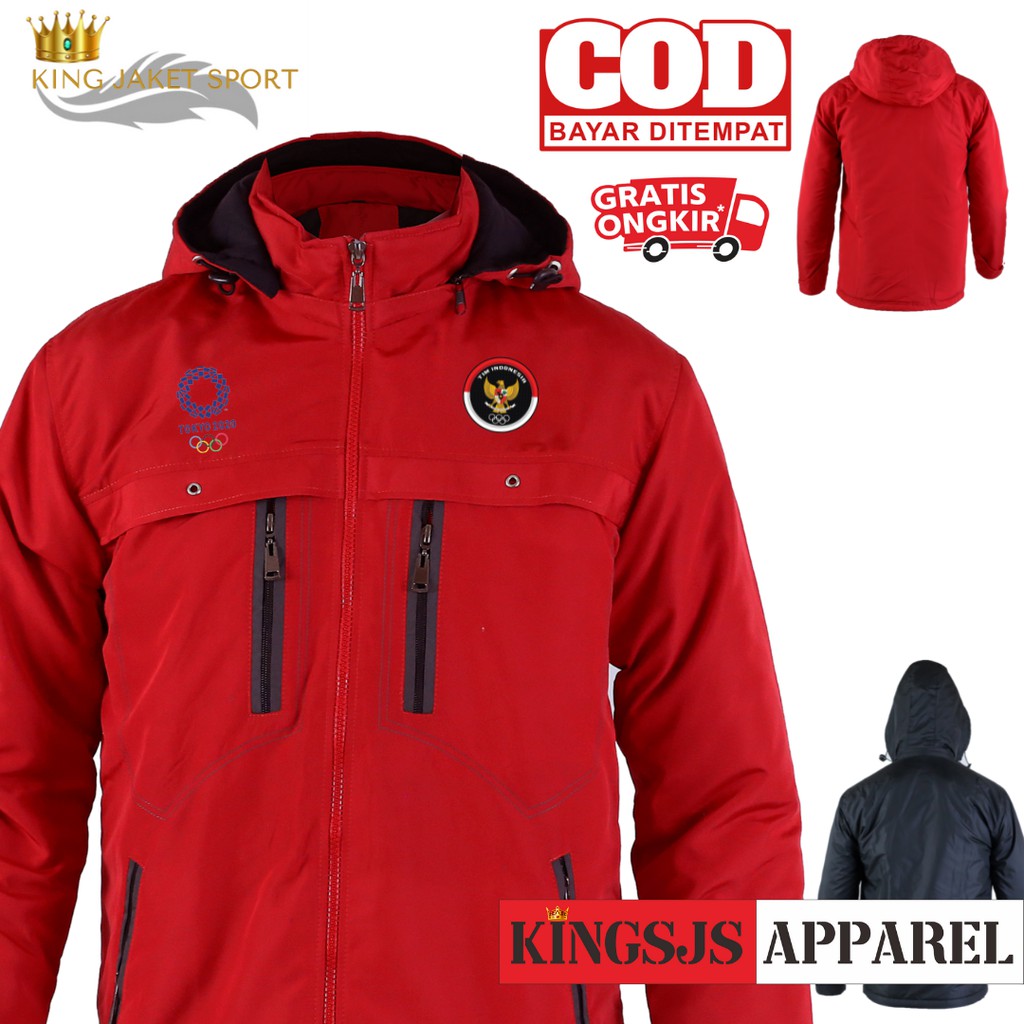 JAKET CLIMBER OLIMPIADE TIMNAS INDONESIA JAKET GUMUNG JAKET OUTDOR JAKET OLAHRAGA JAKET HANGAT
