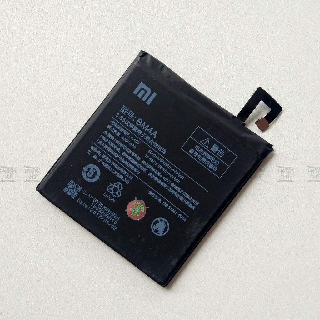 Baterai XiaoMi BM4A Redmi Pro Dual Camera Original OEM Batre Battery Batrai Xiao Mi BM 4A