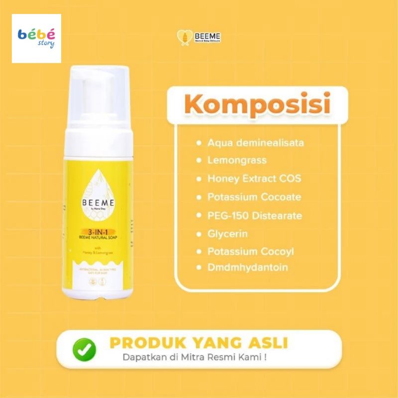 3-in-1 Beeme Natural Soap